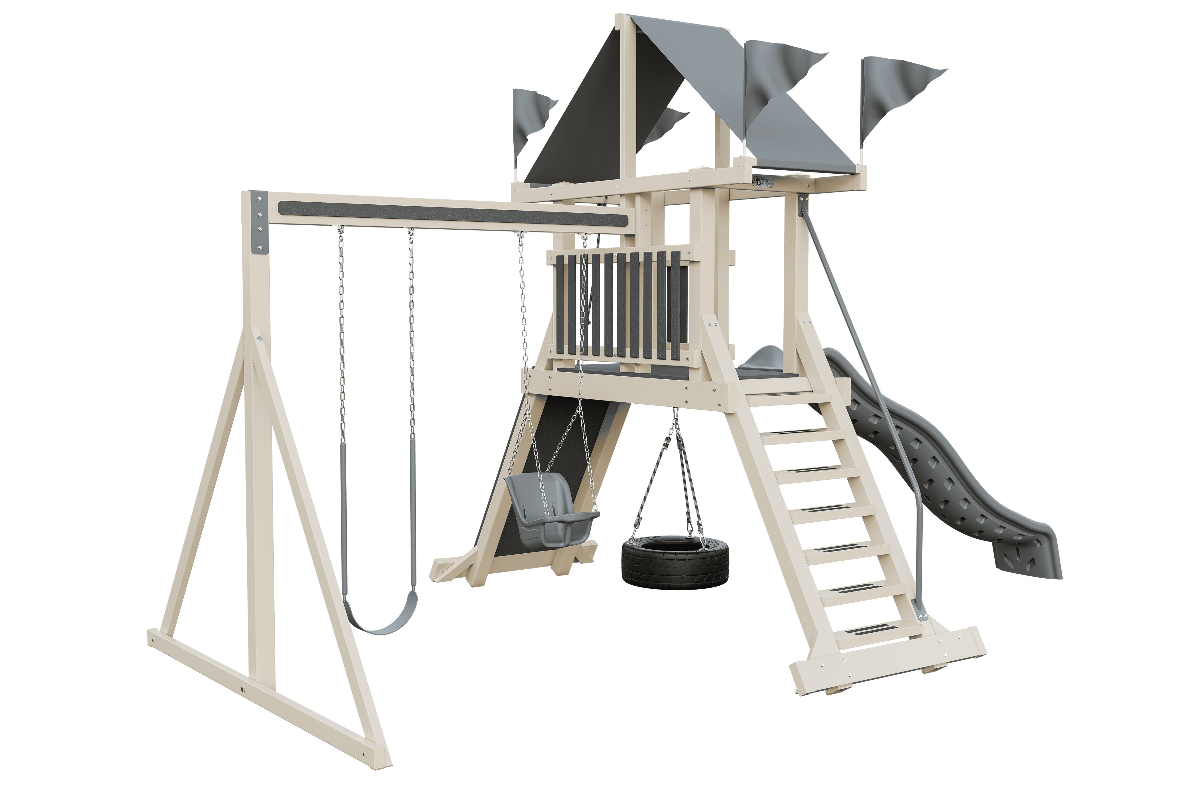 03 Climber 35 Almond Gray Front Left