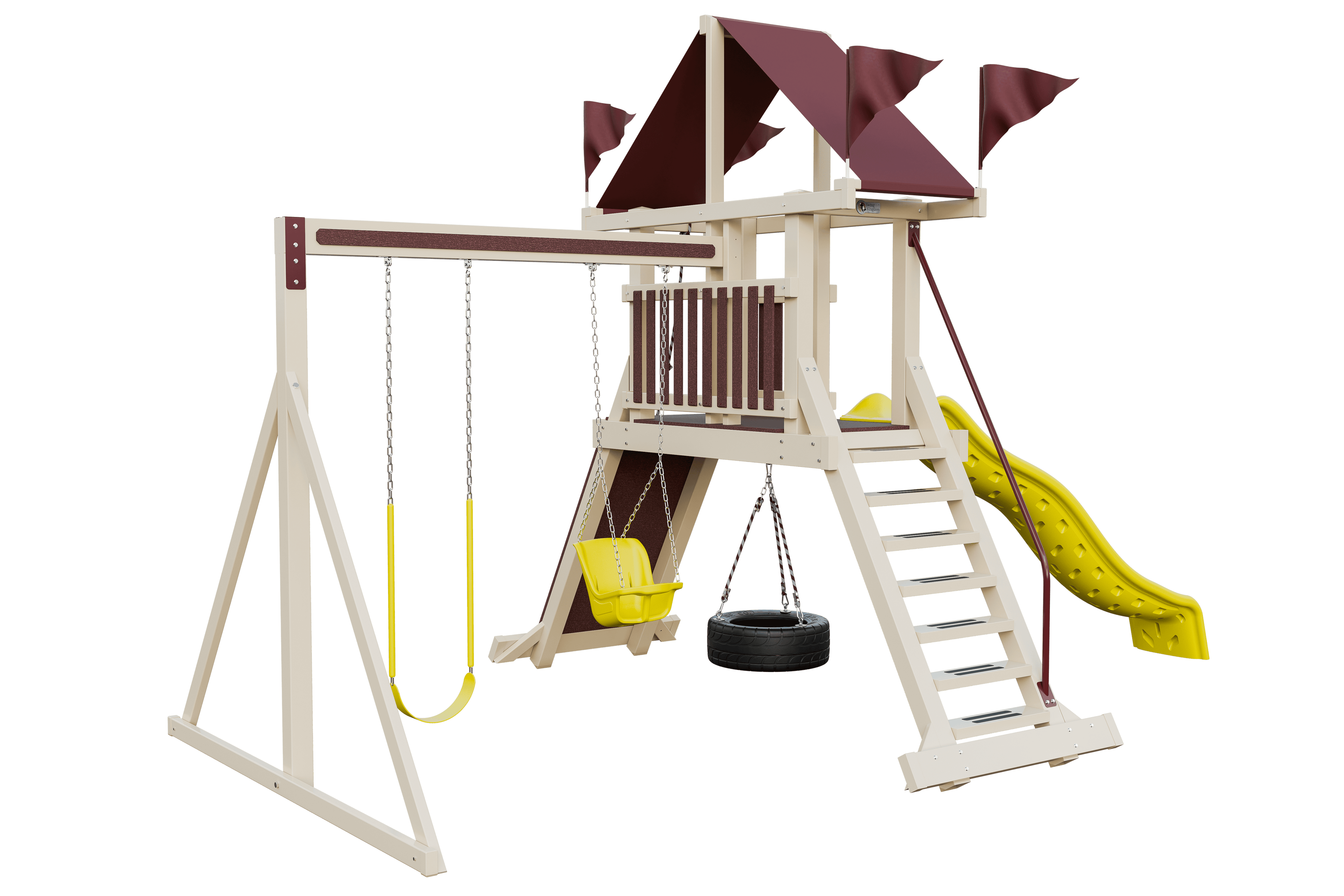 03 Climber 35 Almond Red Yellow Front Left