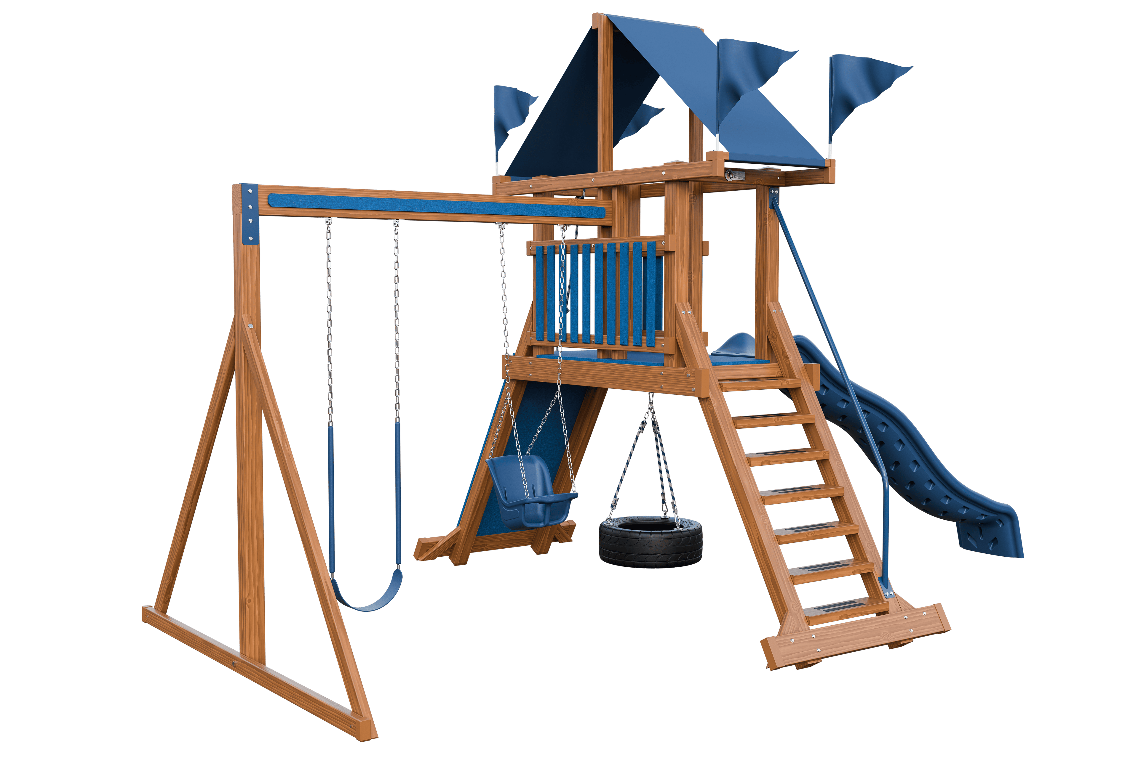 03 Climber 35 Wg Blue Front Left