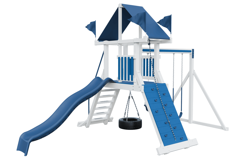 03 Climber 35 White Blue Back Left