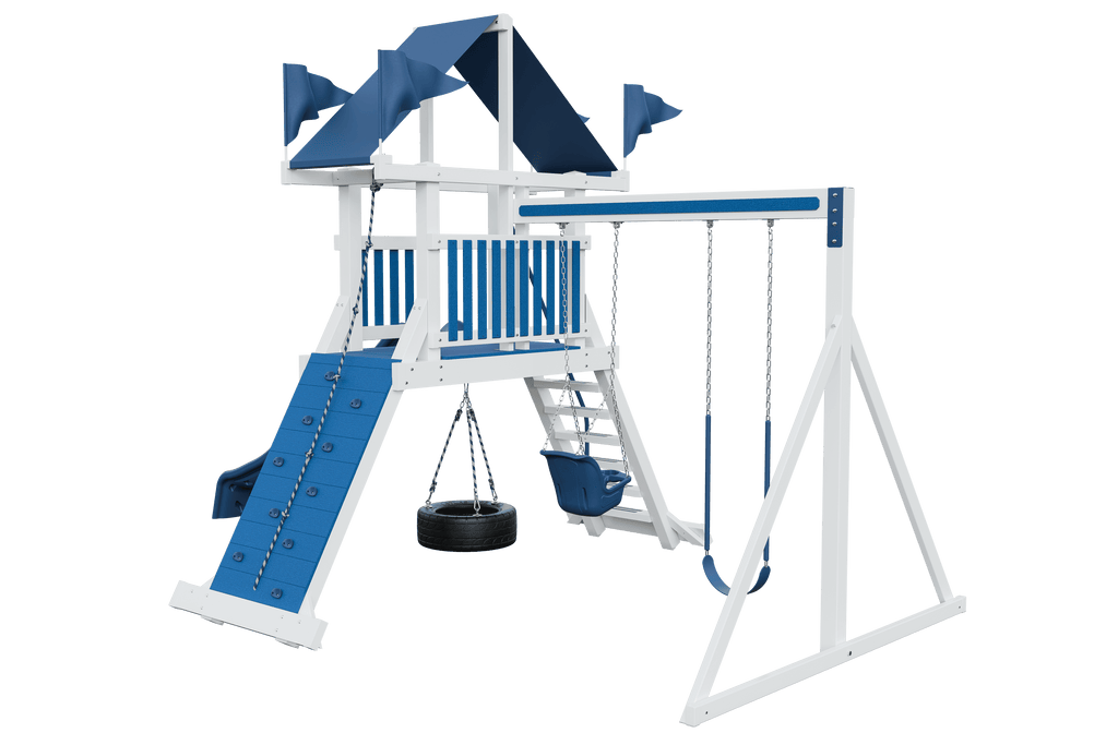 03 Climber 35 White Blue Back Right