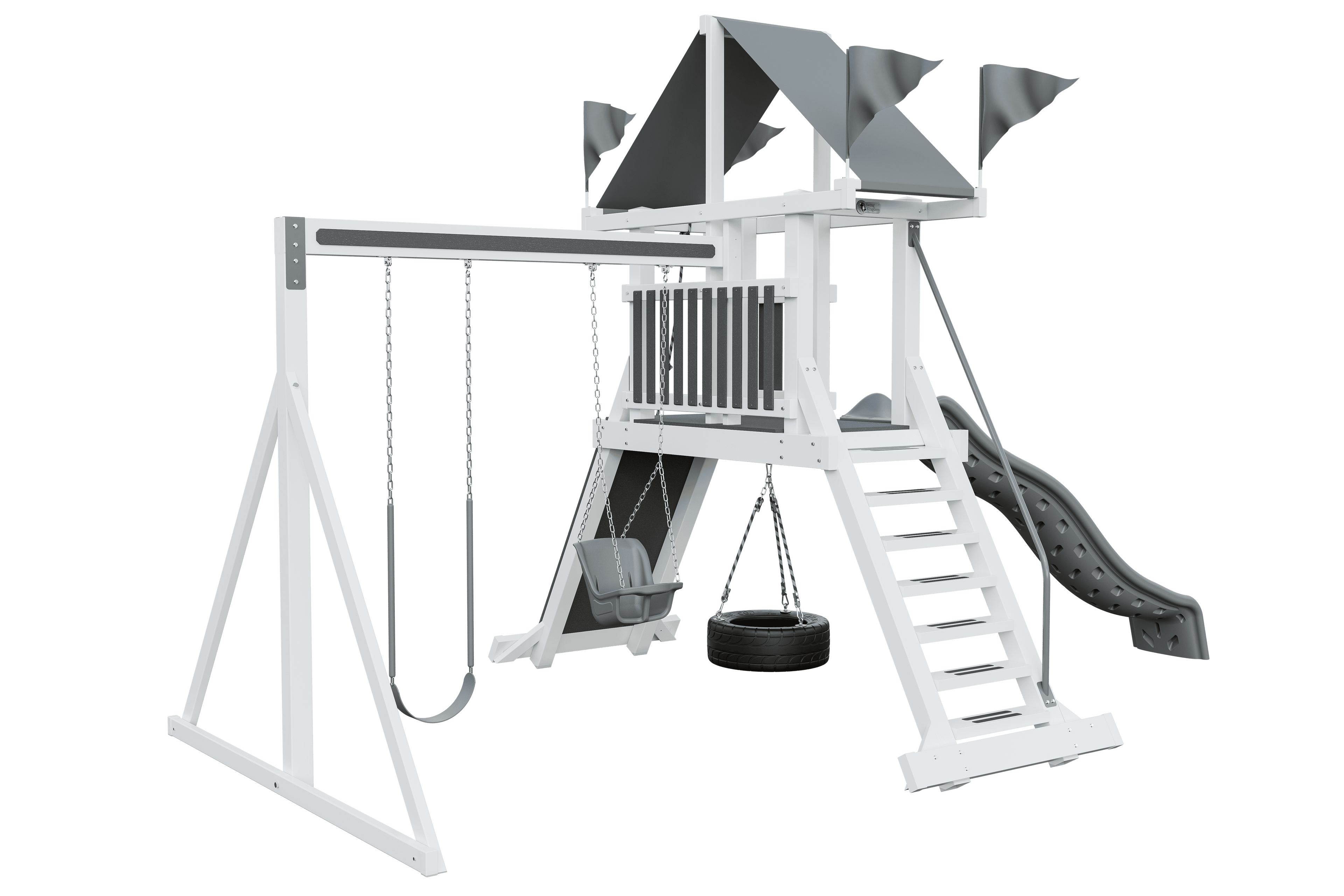 03 Climber 35 White Gray Front Left