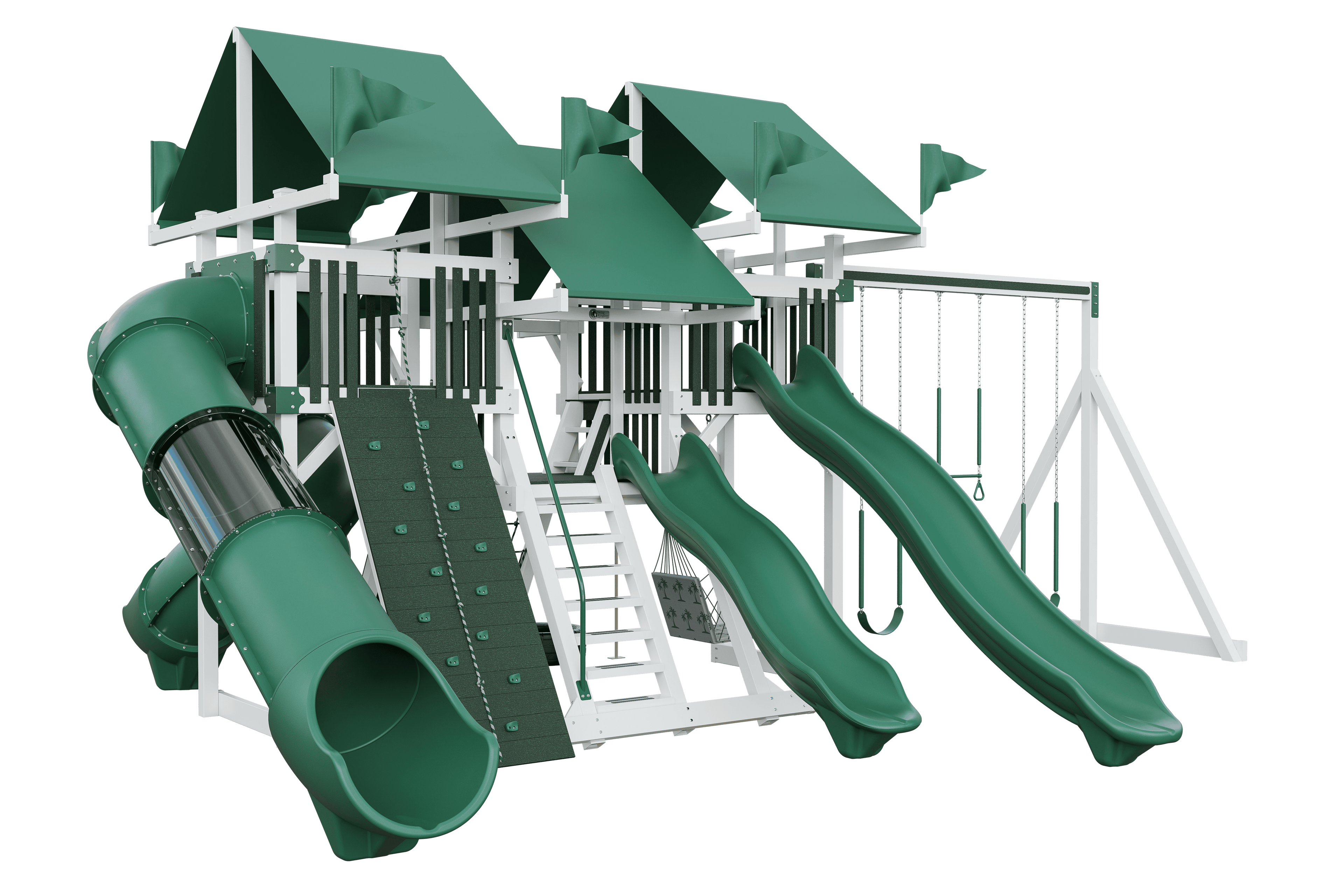 03 Mega Climber 55 Deluxe White Green Front Left