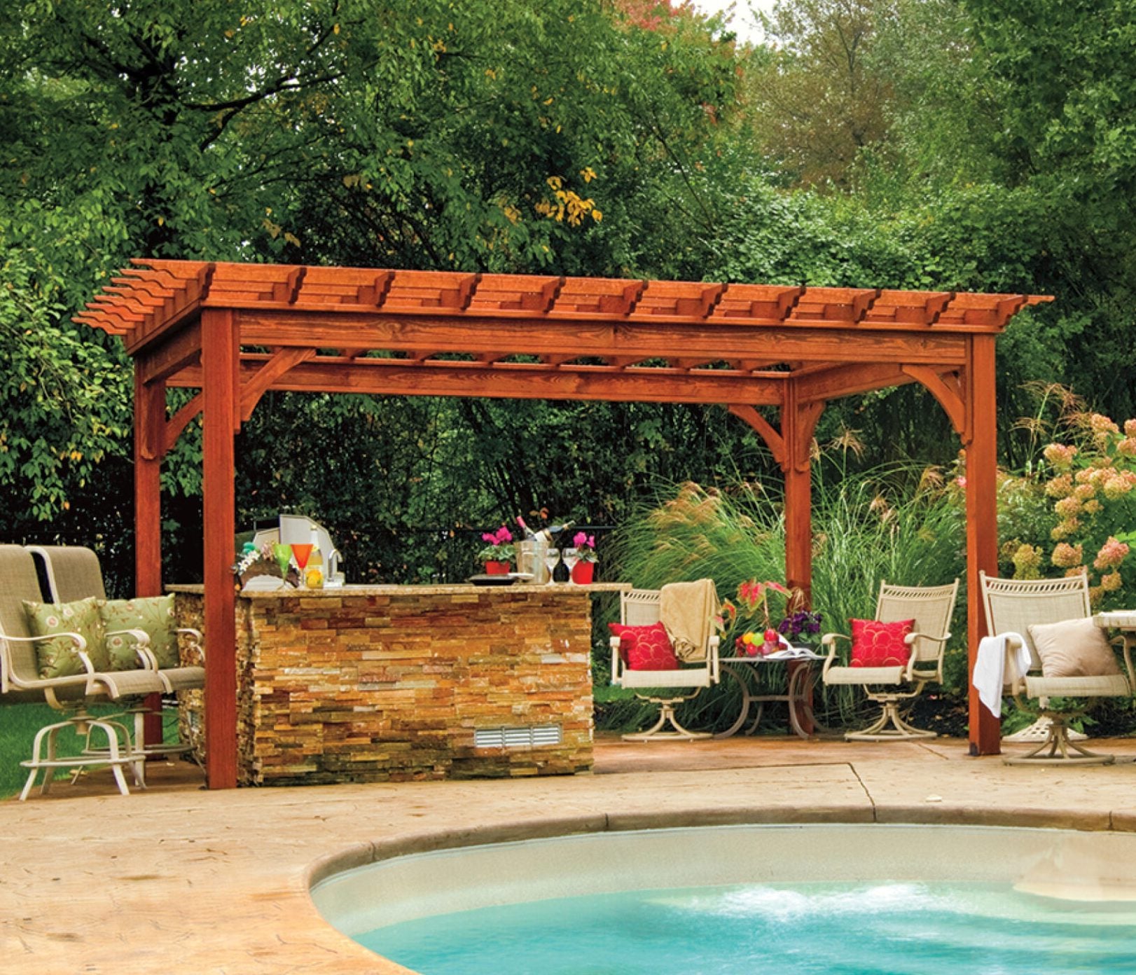 Traditional Pergola - bearplaygrounds