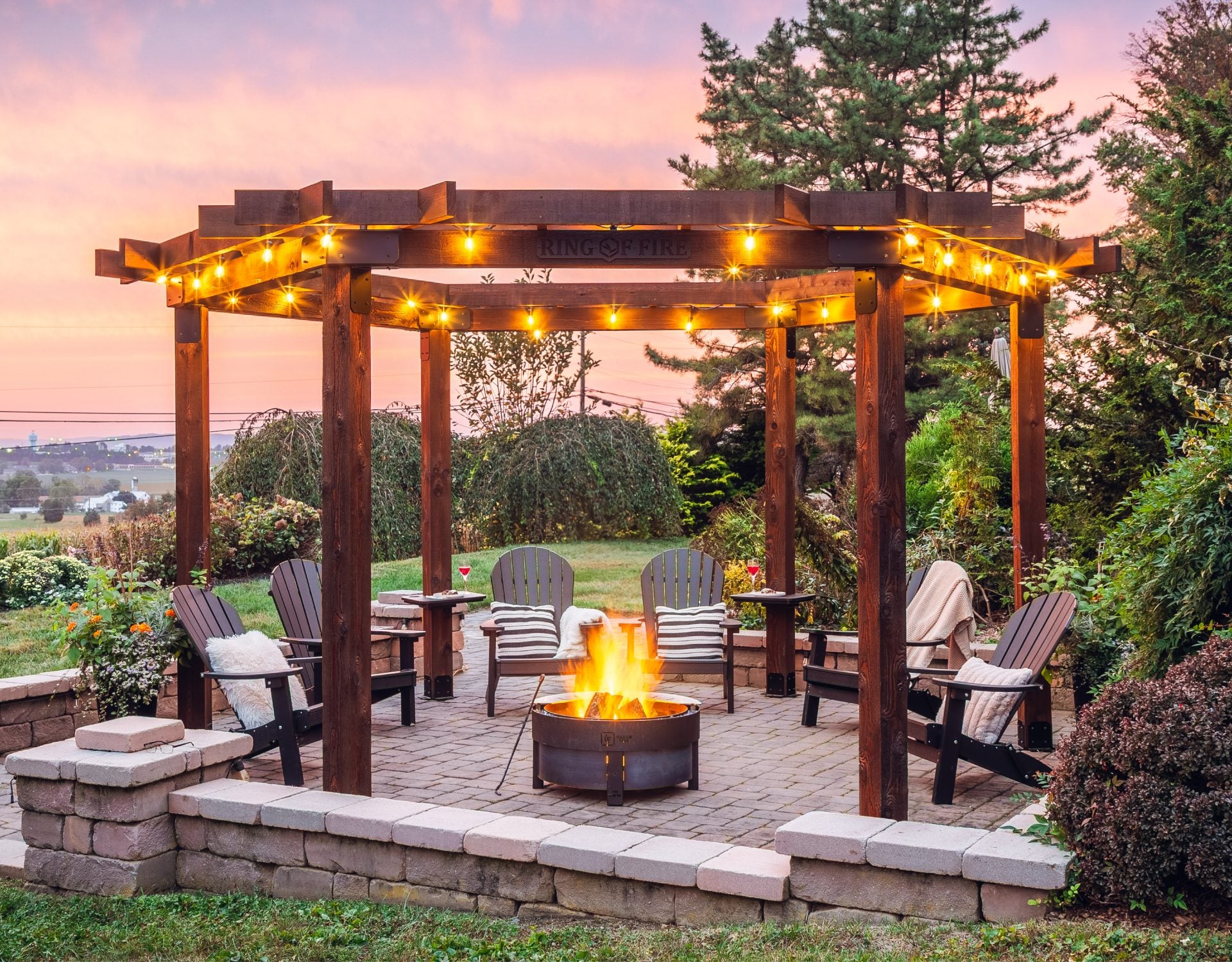 Ring of Fire Pergola - bearplaygrounds