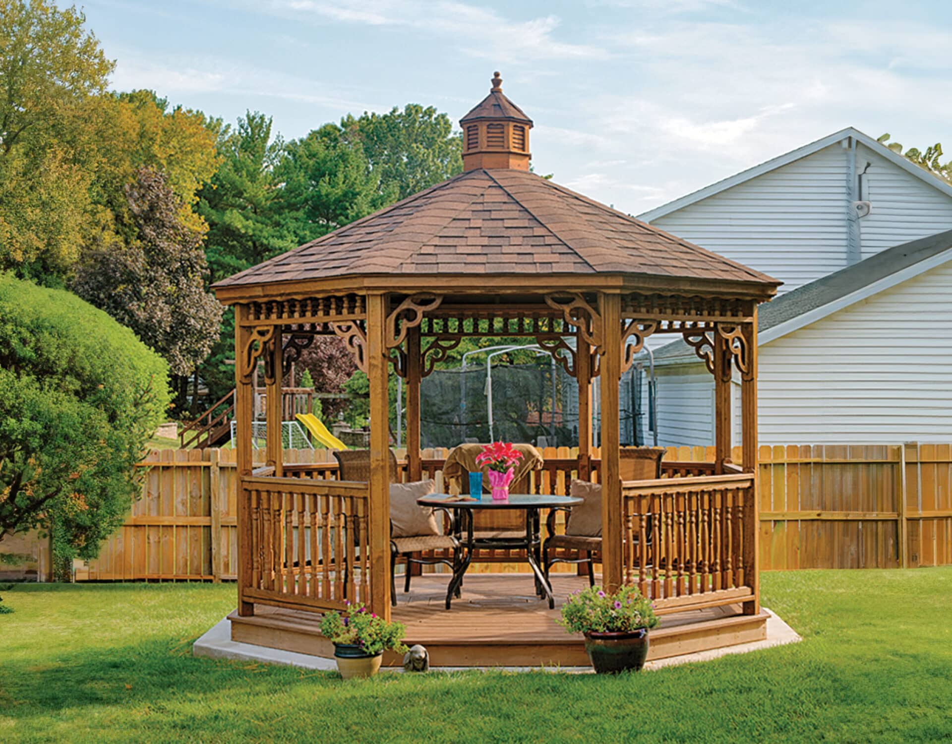 Octagon Gazebo - bearplaygrounds