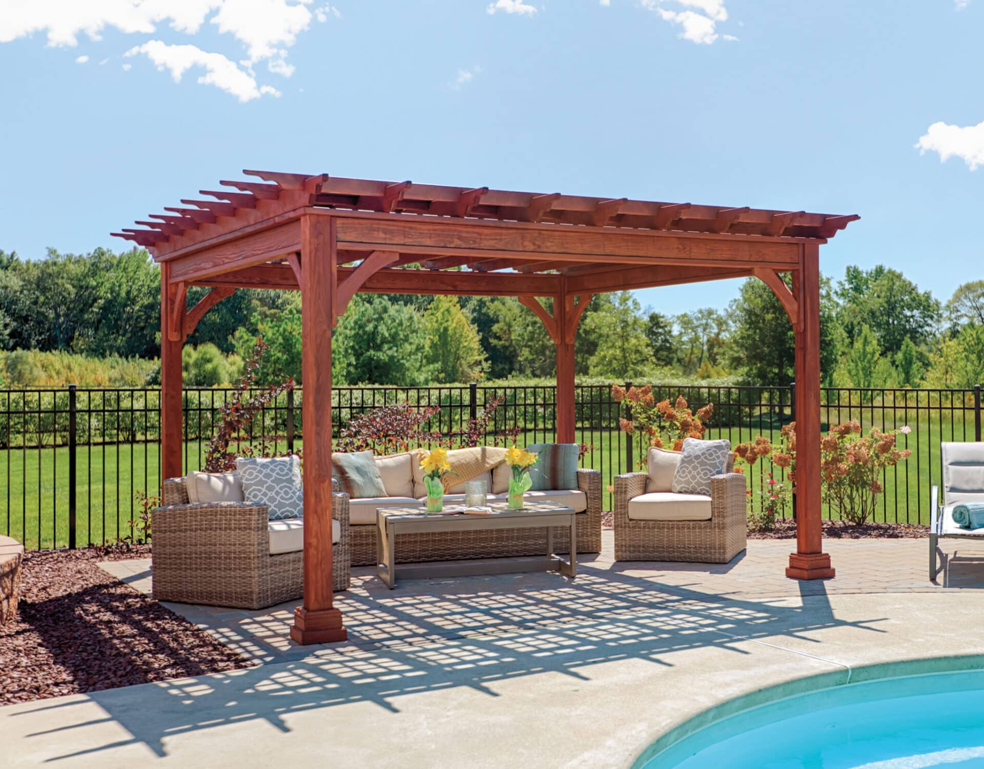 Traditional Pergola - bearplaygrounds