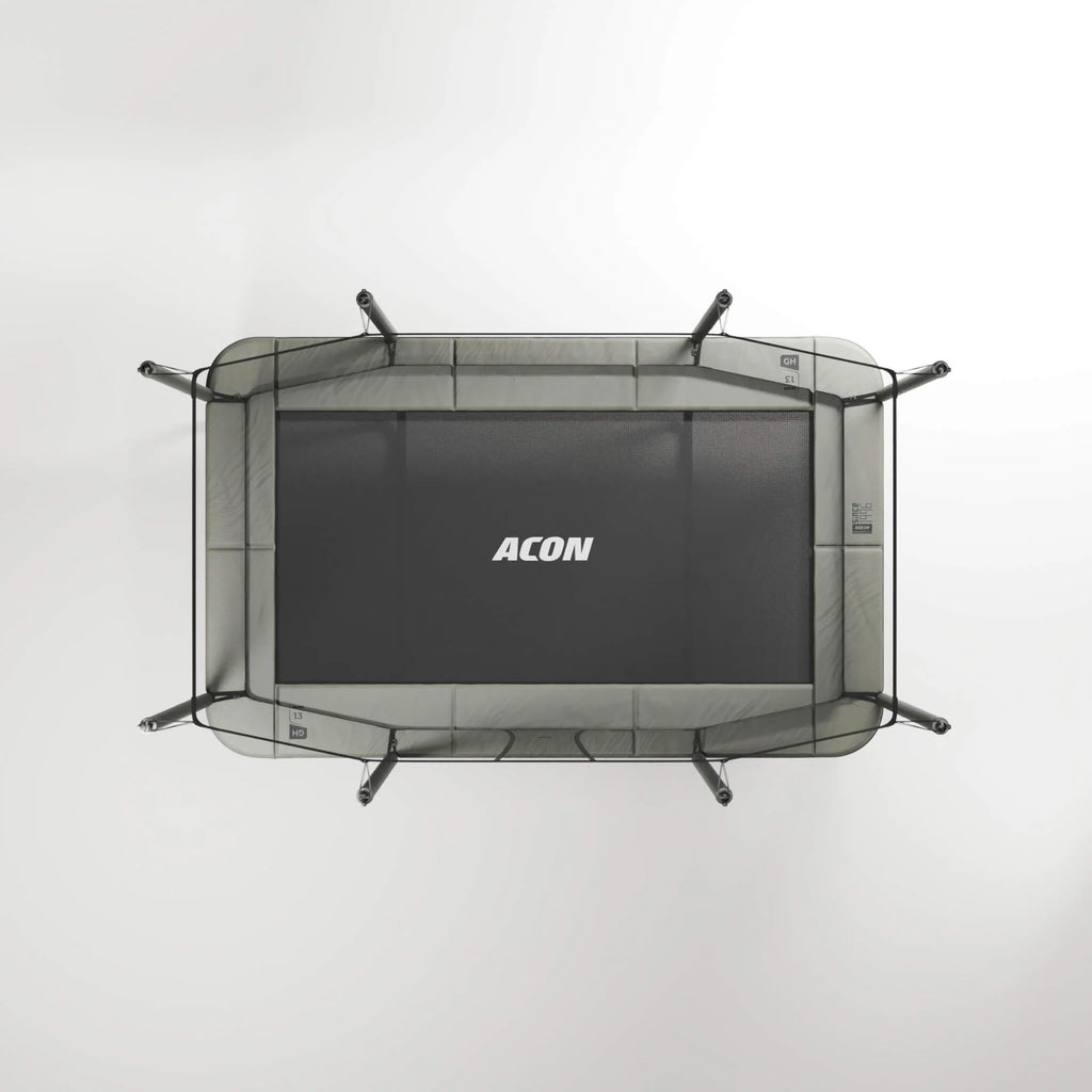 ACON 13 HD Rectangular Trampoline with Net & Ladder
