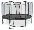 14' Variable Bounce Trampoline w/ 2 Step Ladder (Display Model) - bearplaygrounds
