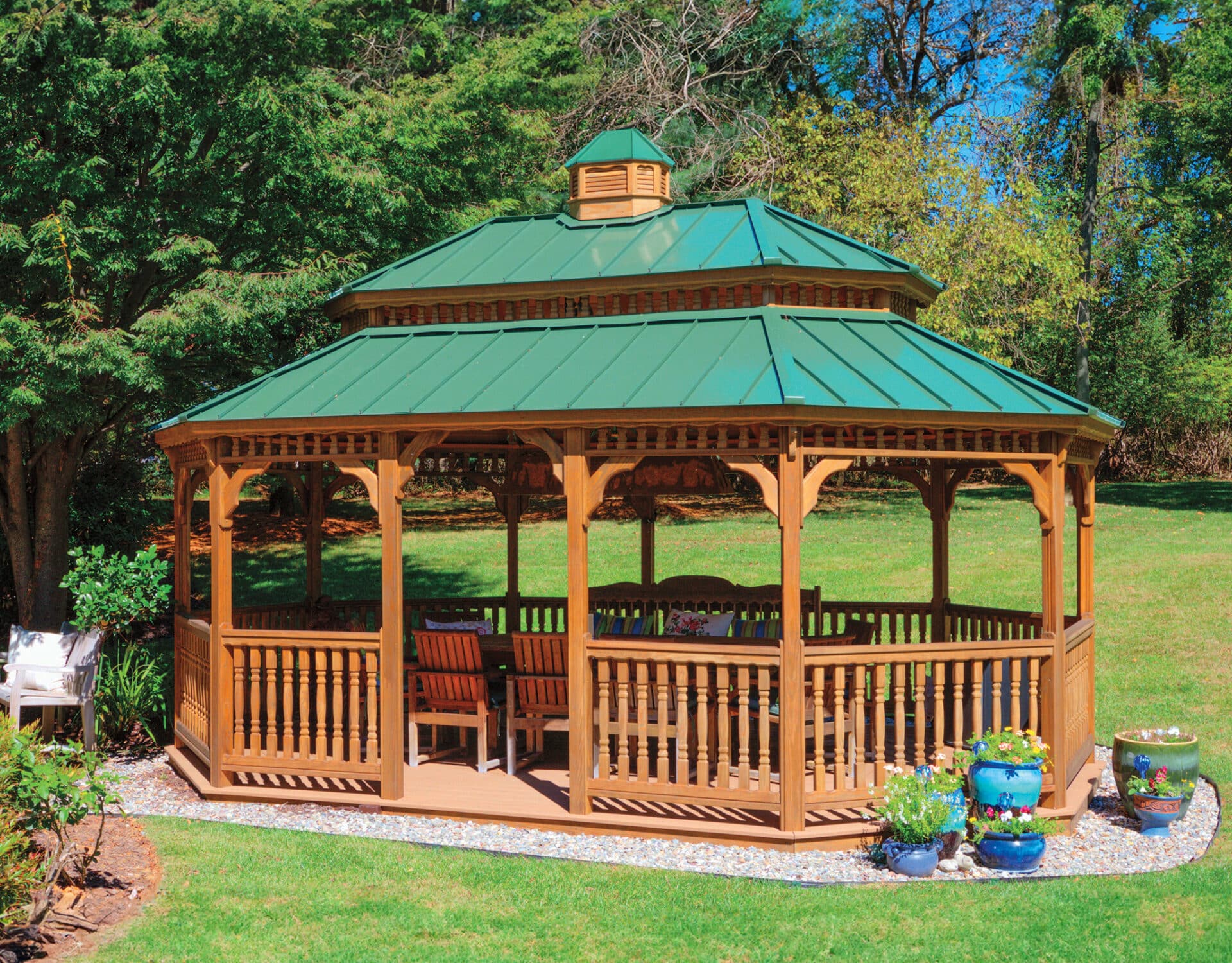 Oval Gazebo - bearplaygrounds