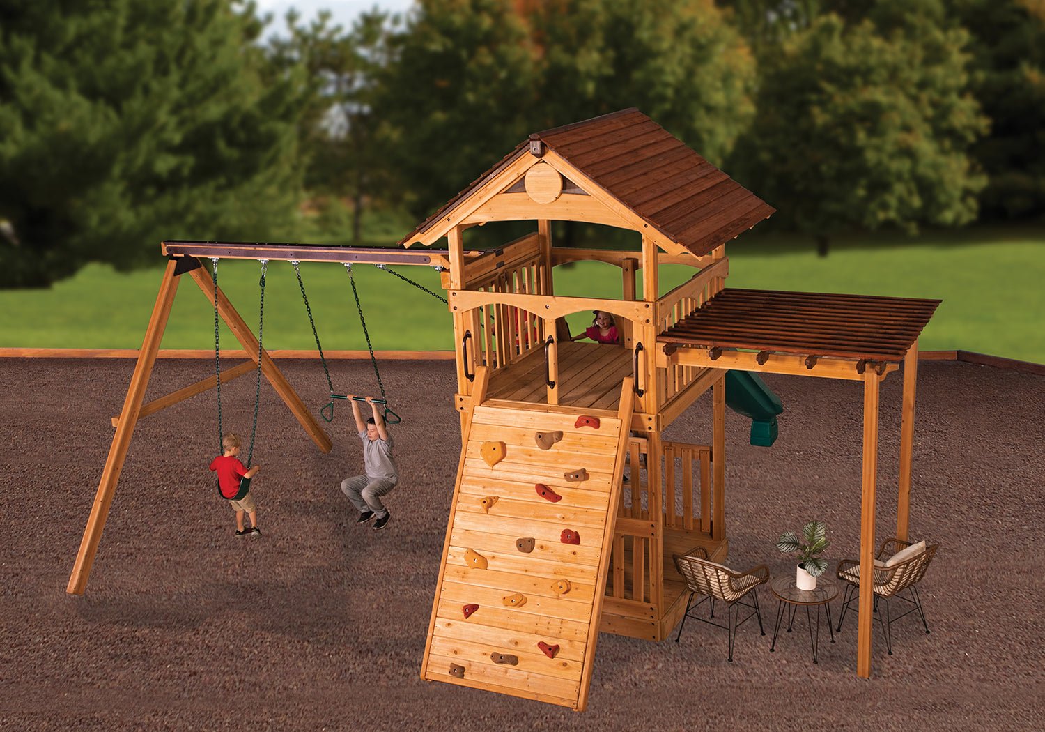 Backyard Adventures Olympian Treehouse XL 2 - bearplaygrounds