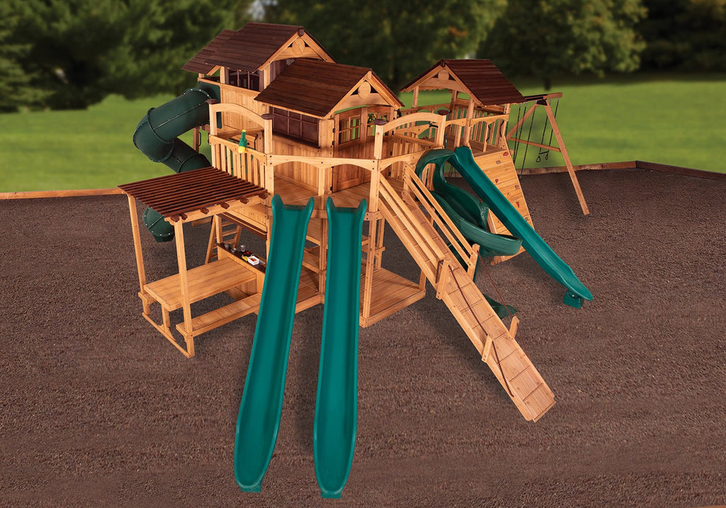 Backyard Adventures Treehouse Peak Combo Playset - bearplaygrounds