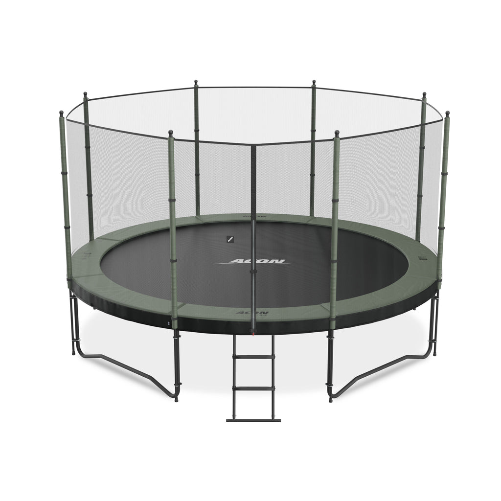 ACON Air 14ft Round Trampoline with Standard Enclosure and Ladder