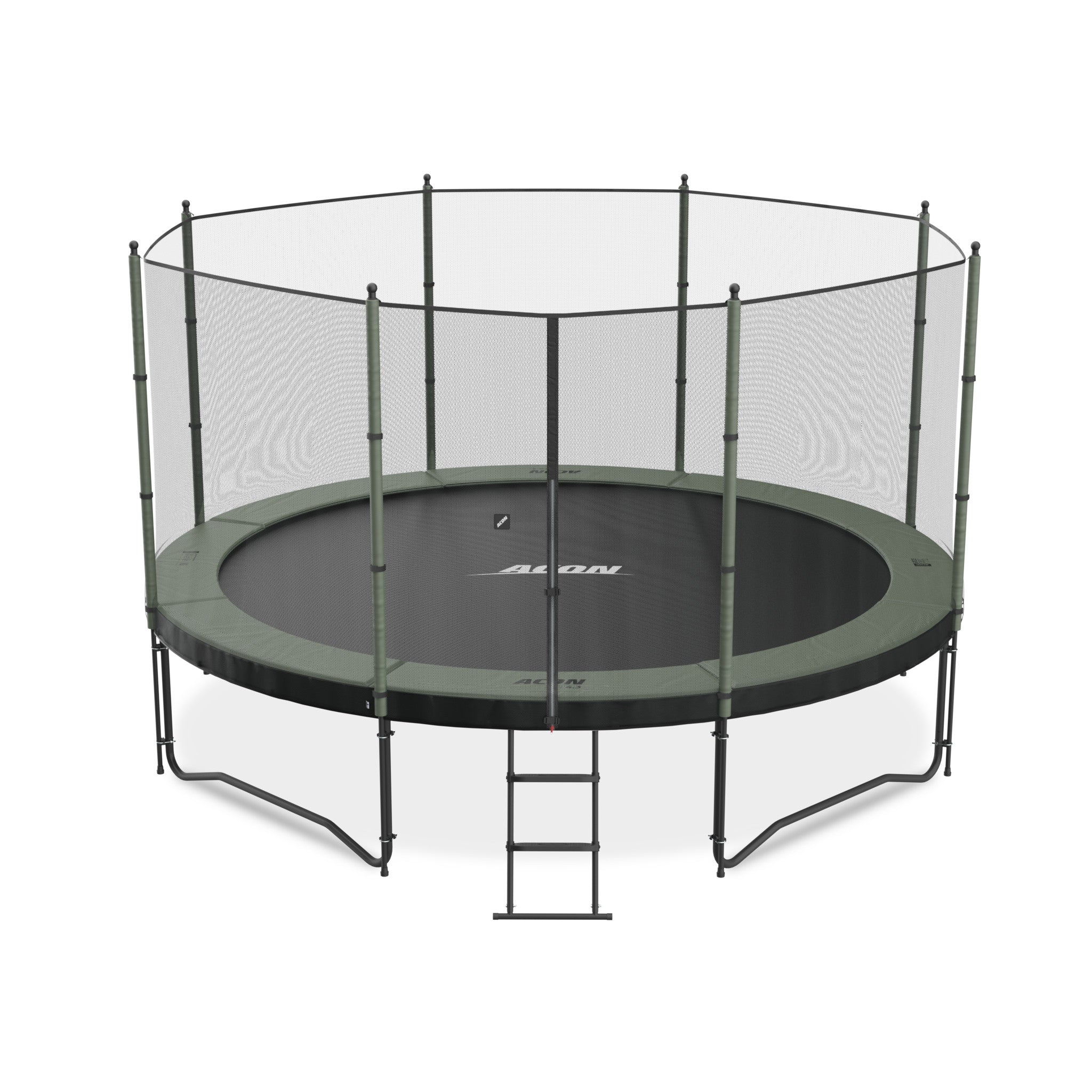 ACON Air 14ft Round Trampoline with Standard Enclosure and Ladder