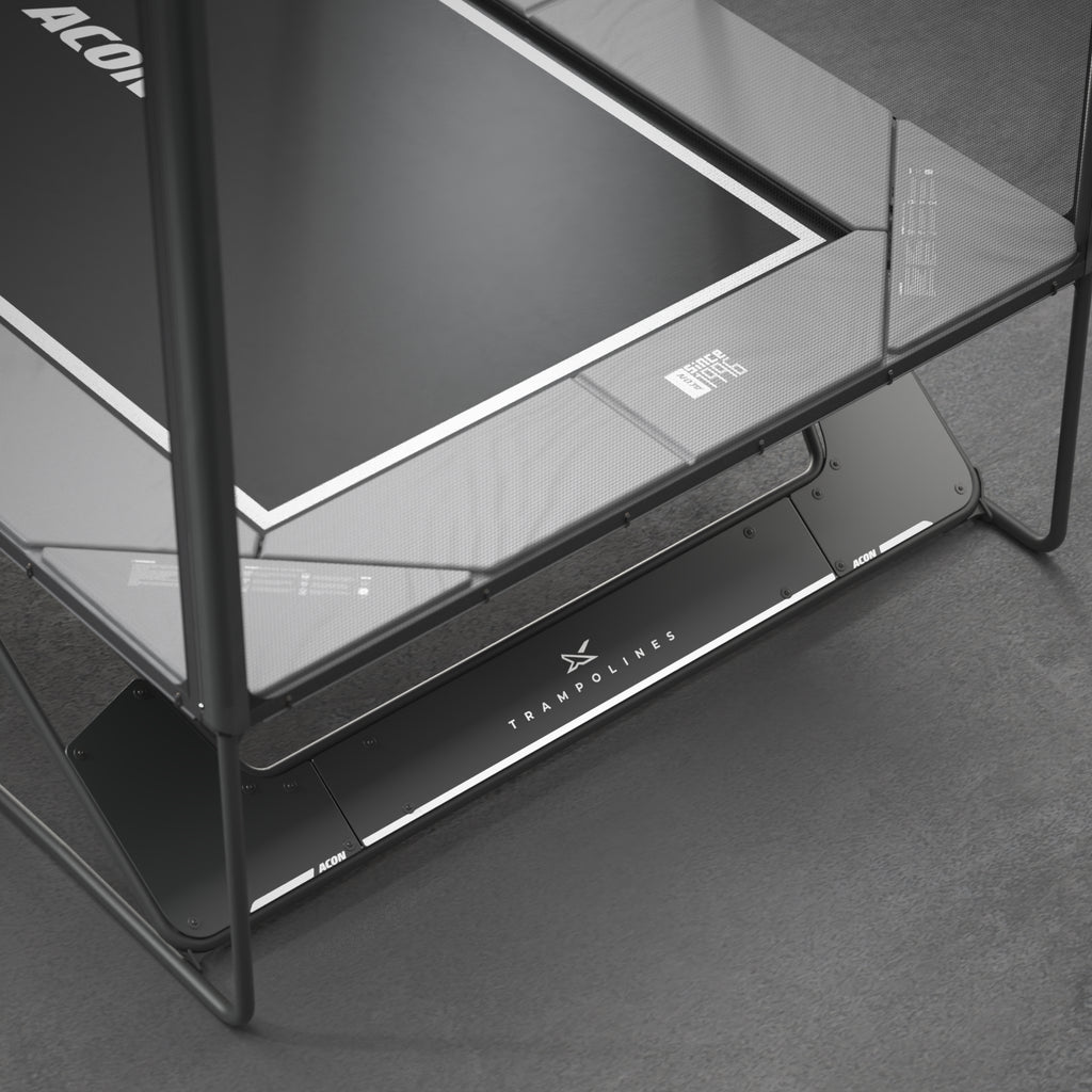ACON X 17ft Rectangular Trampoline leg panels detail