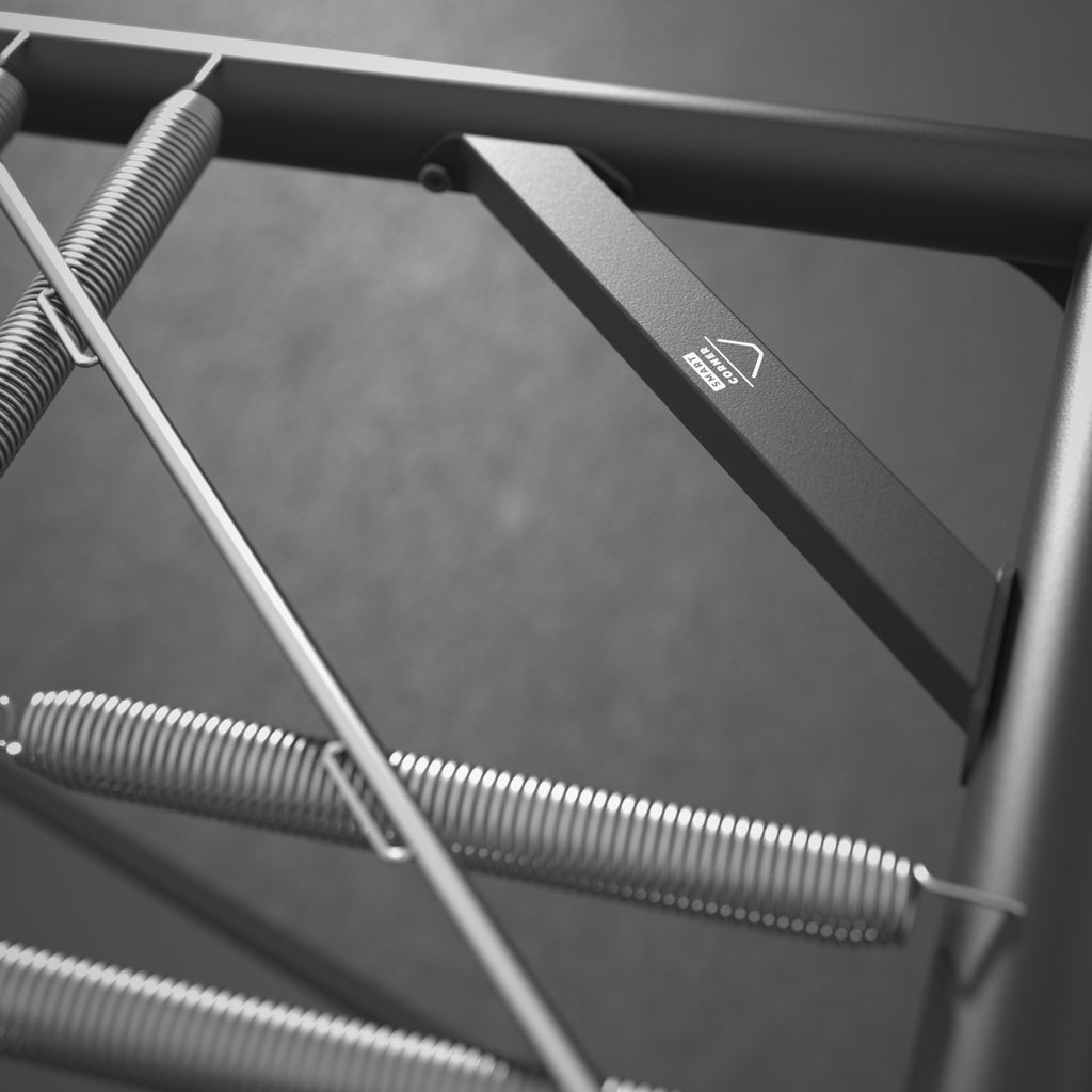 ACON X 17ft Rectangular Trampoline smart corner detail