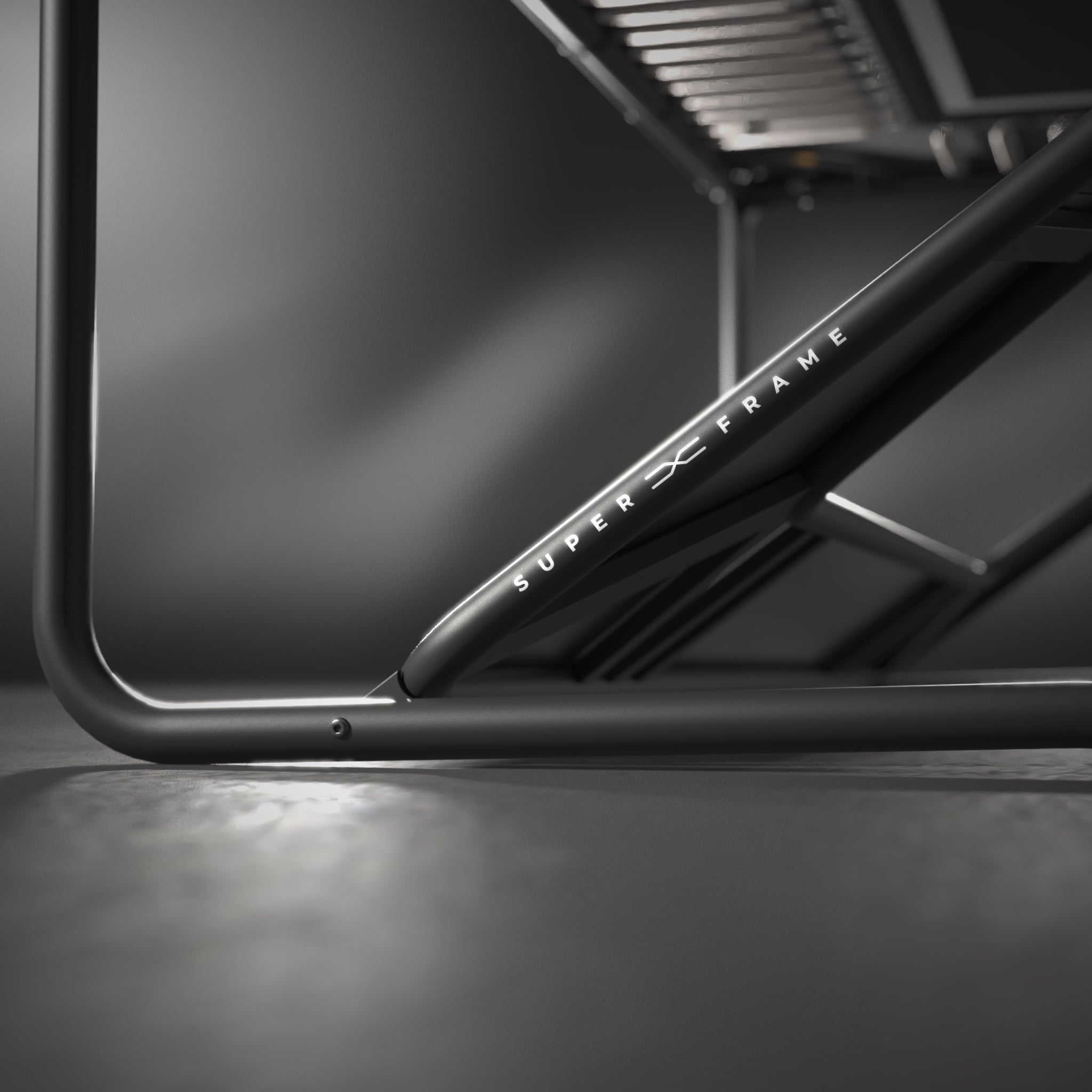 ACON X 17ft Rectangular Trampoline SuperX frame detail
