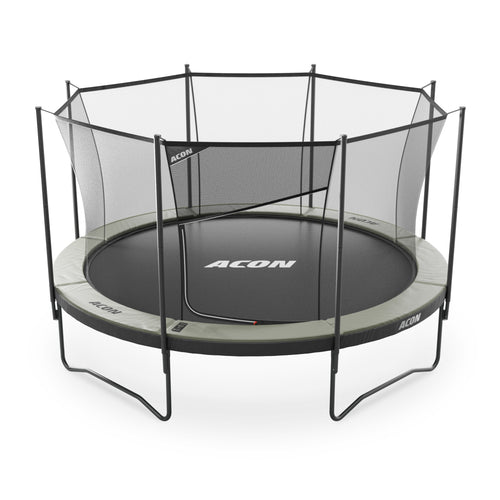 ACON Air Gen 2.0 14ft Round Trampoline with Net & Ladder - bearplaygrounds