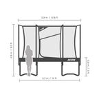 ACON Air Gen 2.0 12ft Round Trampoline with Net & Ladder - bearplaygrounds