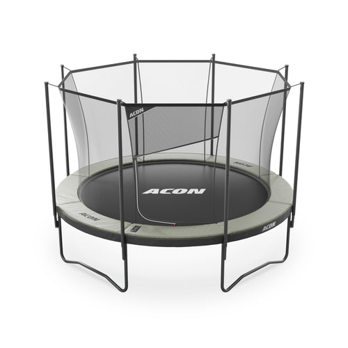 ACON Air Gen 2.0 12ft Round Trampoline with Net & Ladder - bearplaygrounds