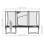 ACON Air Gen 2.0 15ft Round Trampoline with Net & Ladder - bearplaygrounds