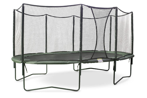AlleyOop Oval Trampoline 12' x 17' - bearplaygrounds