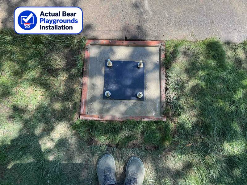 Basketball Hoop Anchor - Bear Playgrounds