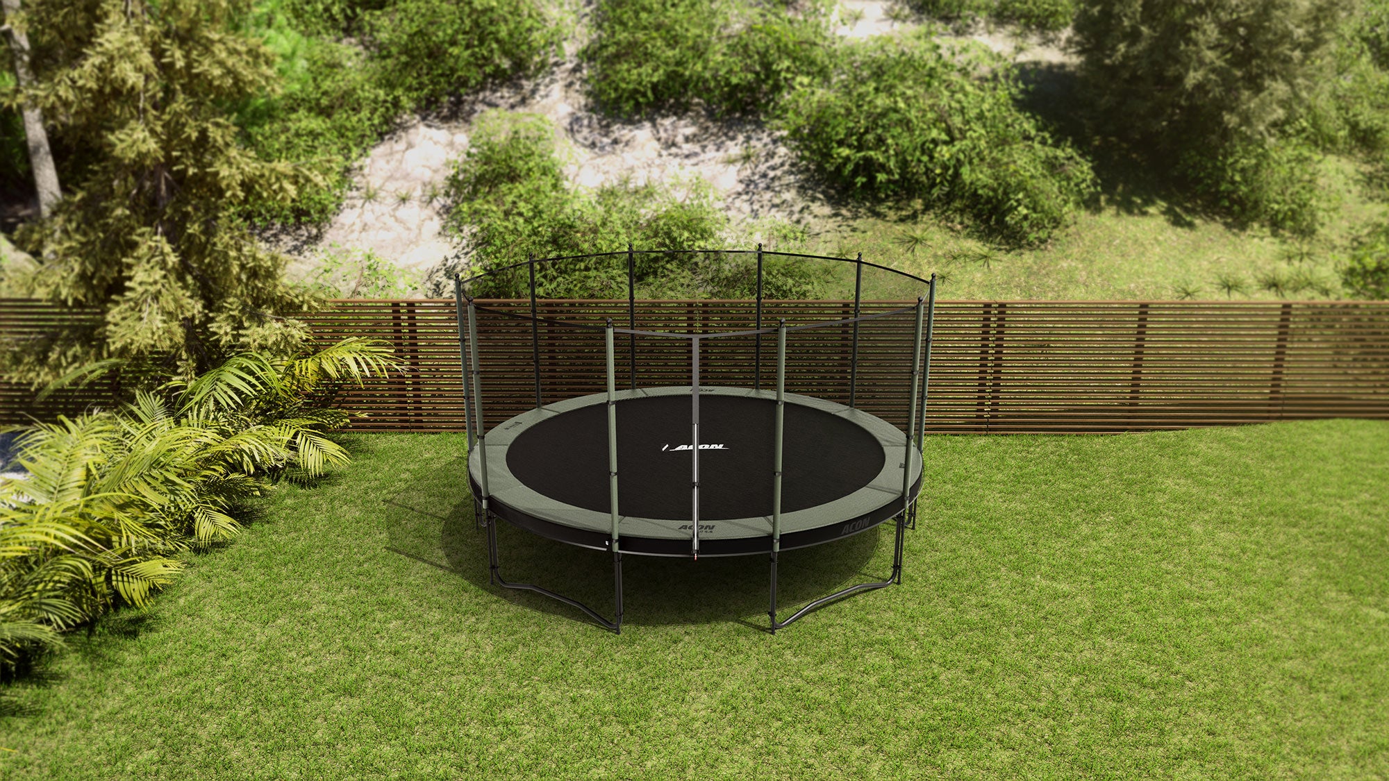 ACON Air 15ft Round Trampoline with Standard Enclosure