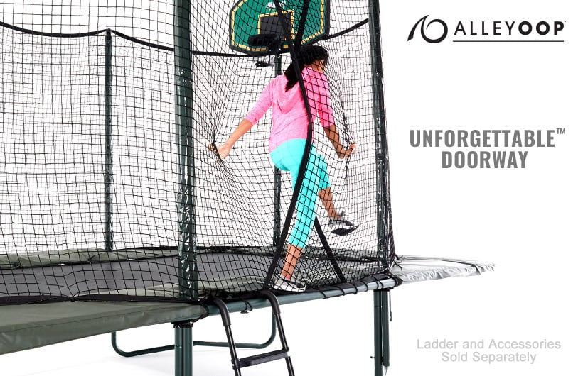 AlleyOop 12x17 Oval Trampoline - Bear Playgrounds