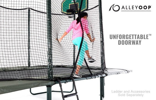 AlleyOop Oval Trampoline 12' x 17' - bearplaygrounds