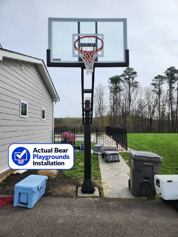Heavy Duty Adjustable HDA554-60 Basketball Hoop - Bear Playgrounds