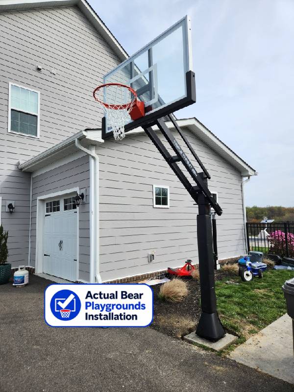 Heavy Duty Adjustable HDA554-60 Basketball Hoop - Bear Playgrounds