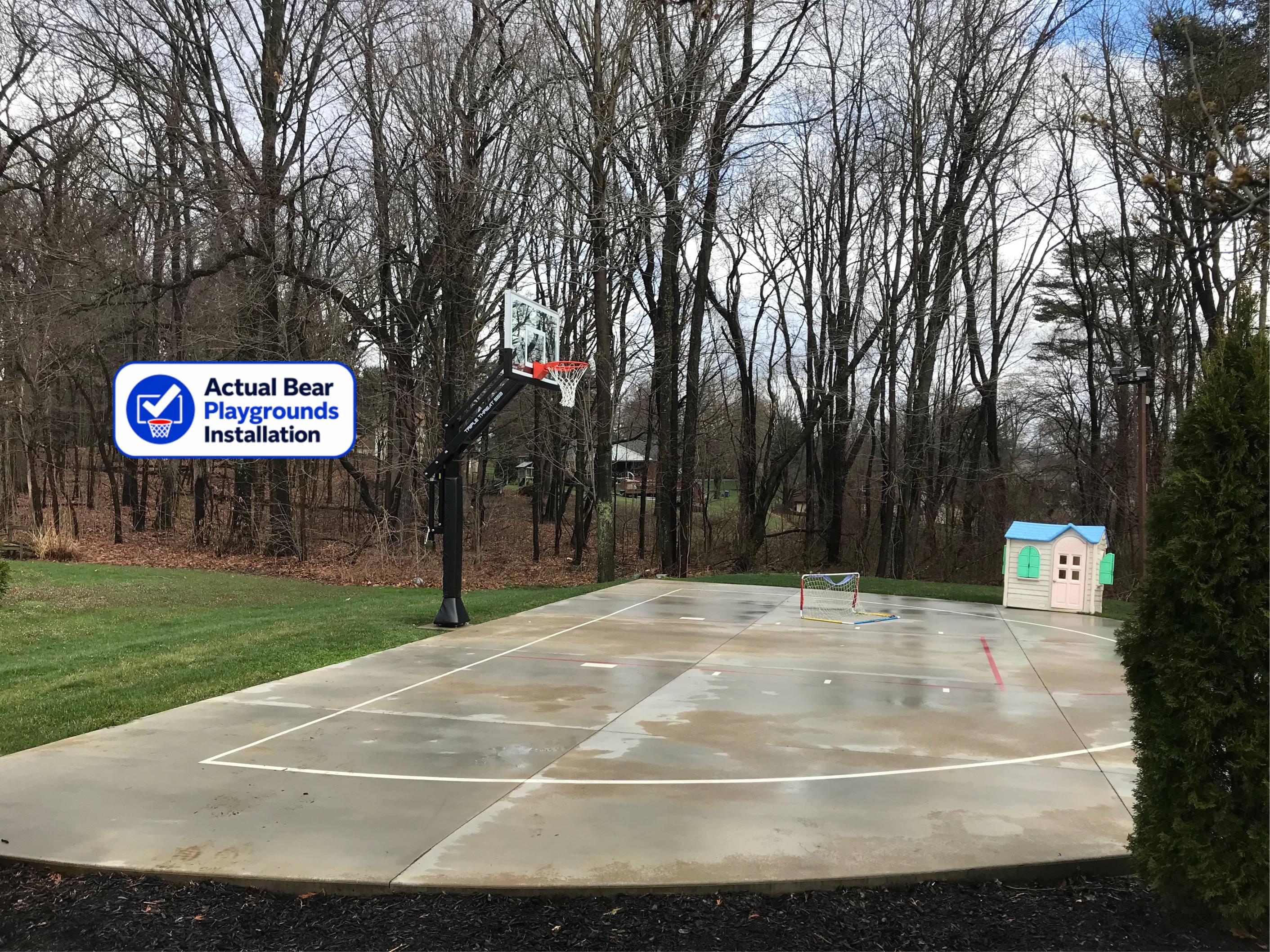 Heavy Duty Adjustable HDA553-60 Basketball Hoop - Bear Playgrounds