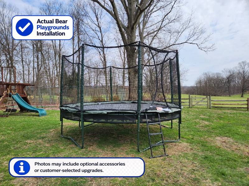 AlleyOop Double Bounce Trampoline | Bear Playgrounds