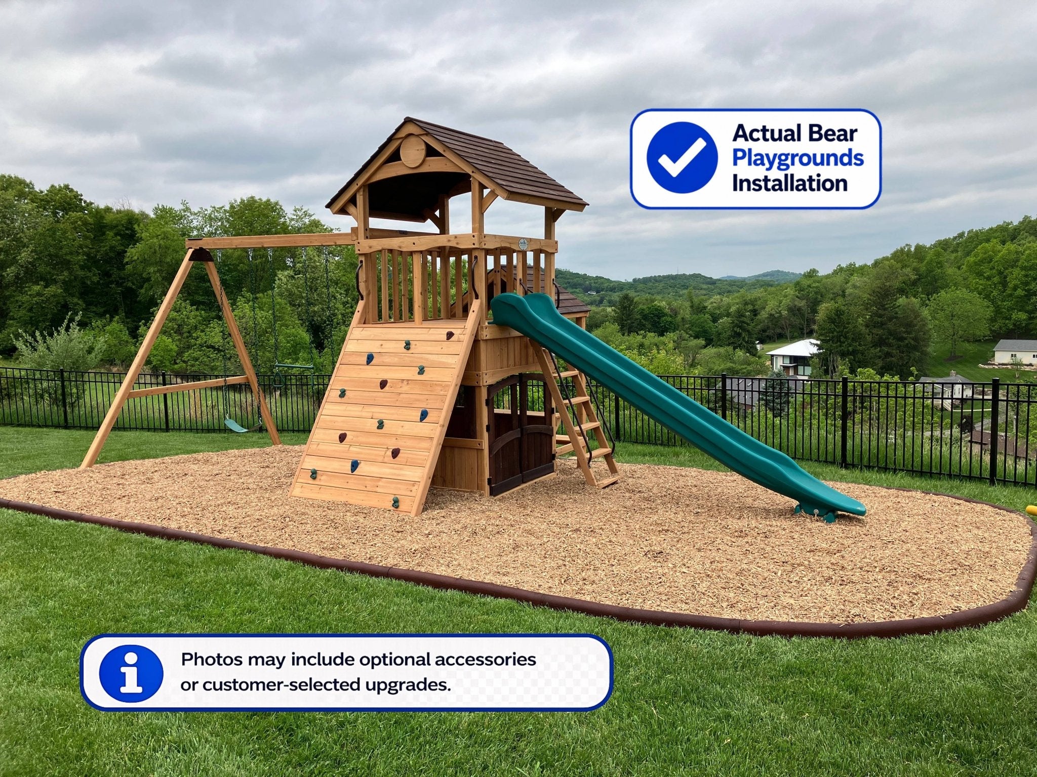 Engineered Wood Playground Mulch (Cu/Yd) - Bear Playgrounds