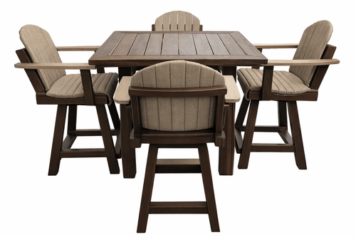 44" x 44" Table - Bar Height - Bear Playgrounds