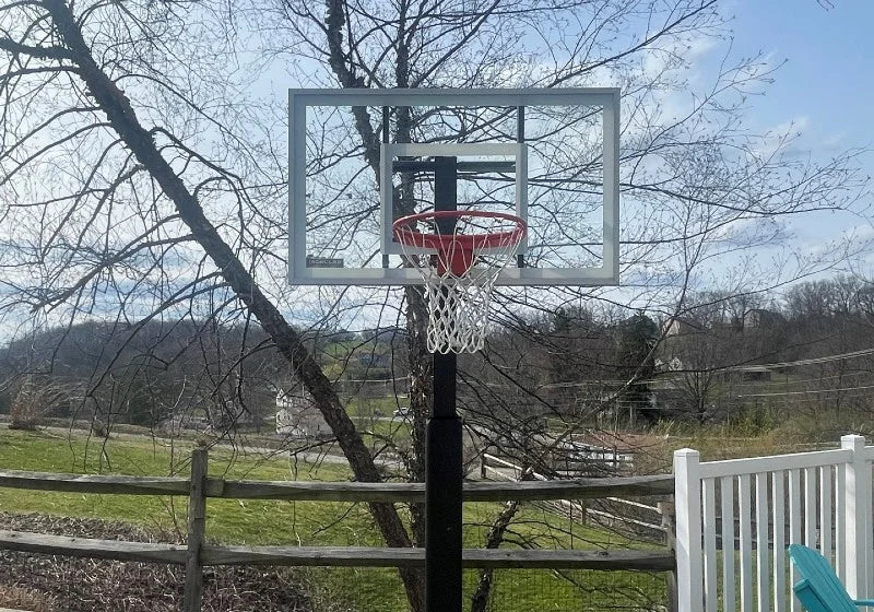 standard adjustable 55' basketball hoop
