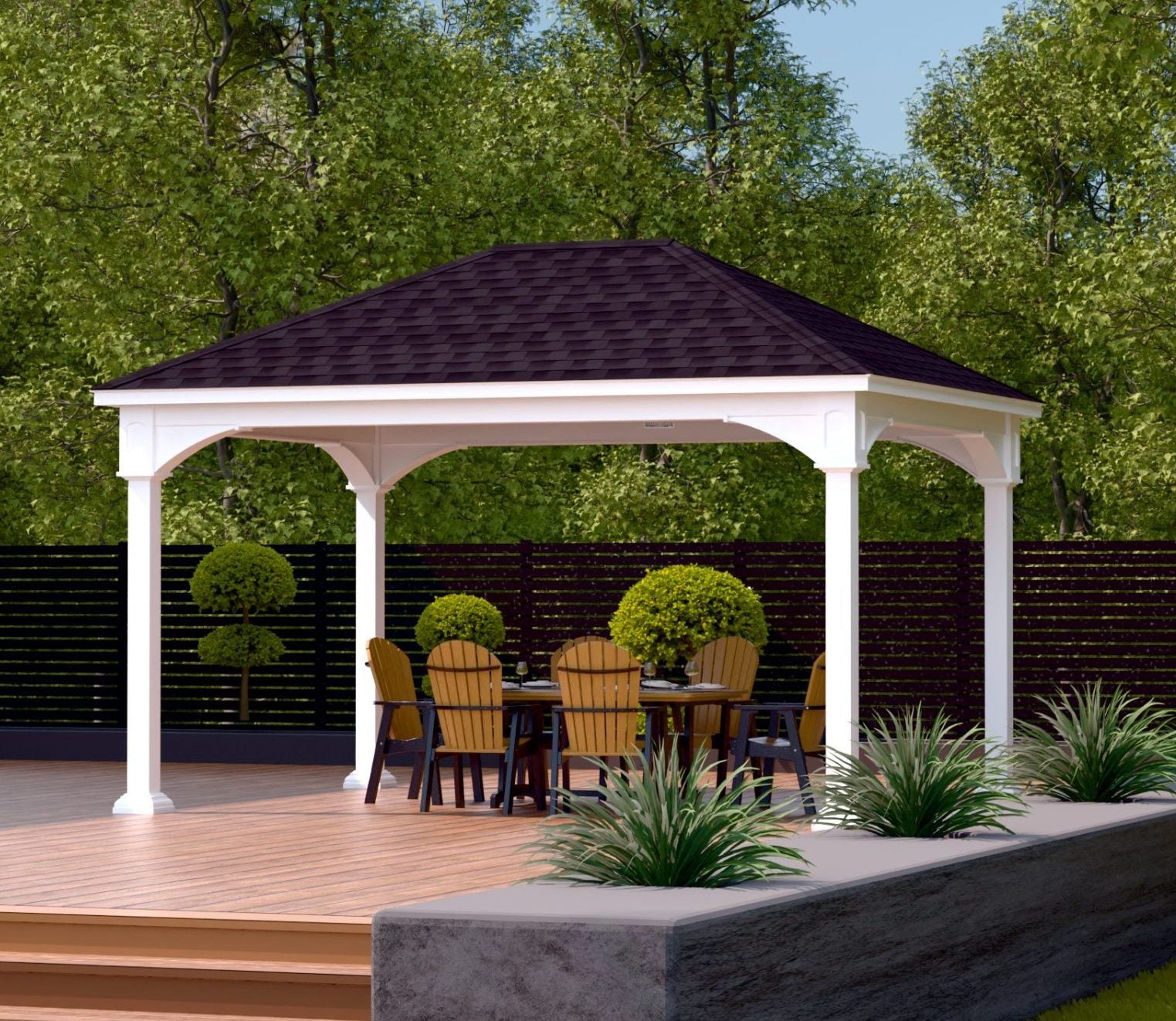 Traditional Pavilion - bearplaygrounds