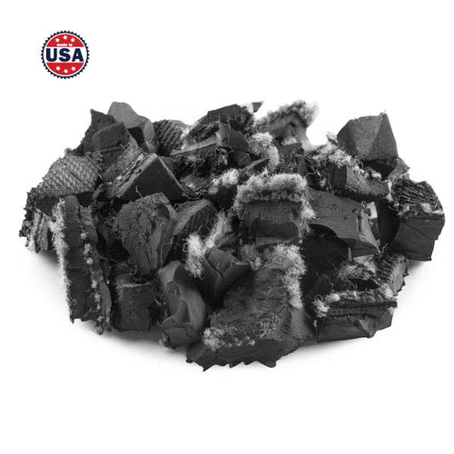 Unpainted Black Rubber Playground Mulch - Bear Playgrounds