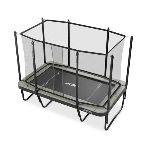 ACON 13 HD PRO Rectangular Trampoline with Net & Ladder - bearplaygrounds