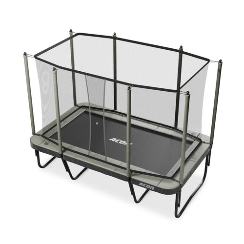 ACON 13 HD Rectangular Trampoline with Net & Ladder - bearplaygrounds