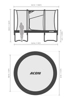 ACON Air Gen 2.0 14ft Round Trampoline - bearplaygrounds