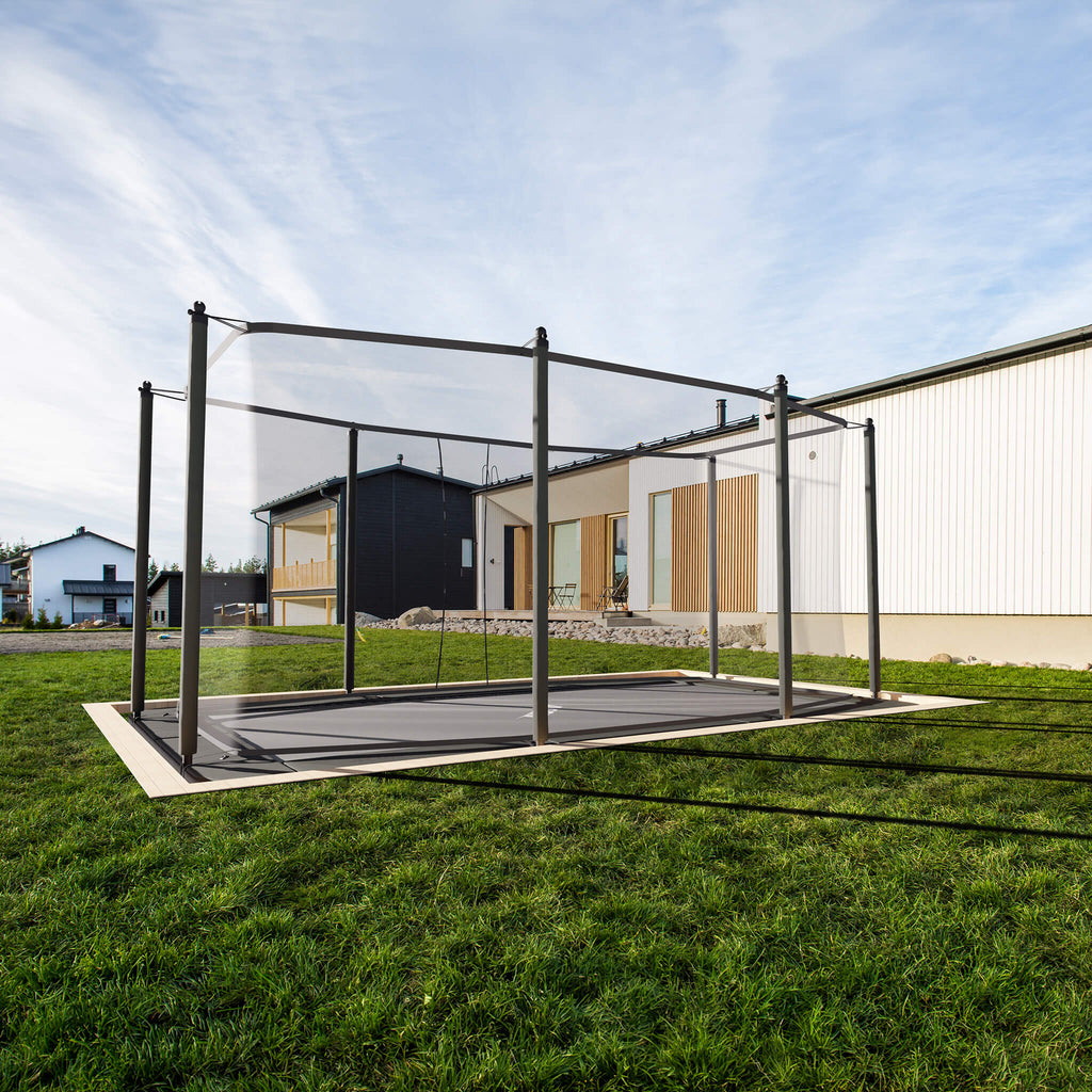 ACON 16 HD Rectangular Trampoline with Ladder