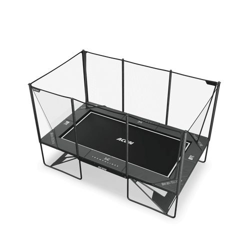 ACON X 17ft Rectangular Trampoline with Net & Ladder - bearplaygrounds