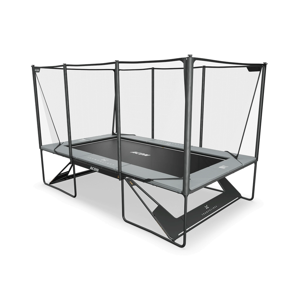 ACON X 17ft Rectangular Trampoline with Net & Ladder