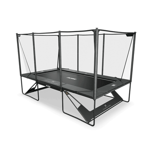 ACON X 17ft Rectangular Trampoline with Net & Ladder - bearplaygrounds