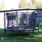 ACON Air Gen 2.0 12ft Round Trampoline with Net & Ladder - bearplaygrounds