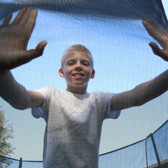 ACON Air Gen 2.0 14ft Round Trampoline with Net & Ladder - bearplaygrounds