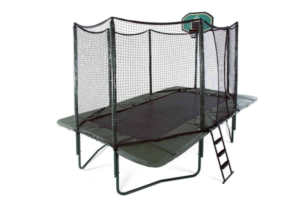 AlleyOop Rectangular Trampoline 10'x17' - bearplaygrounds