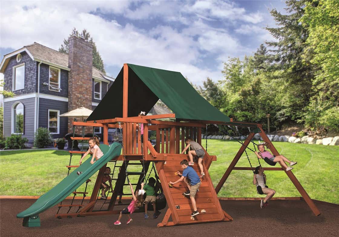 Classic Adventure Peak 1 (5' Deck) - bearplaygrounds